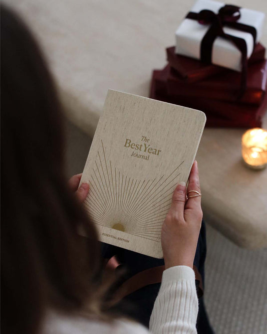 Best Year Journal in Oat Linen