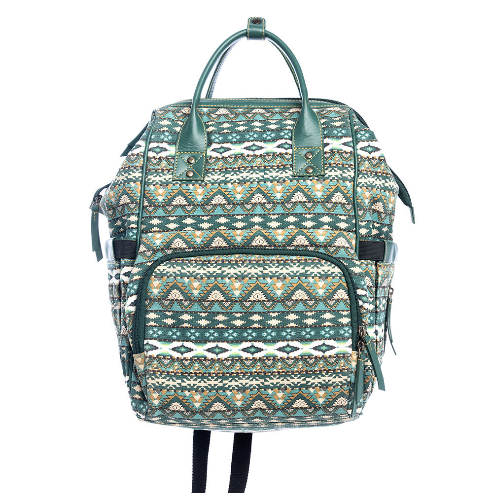 Mirage Leather Diaper Bag