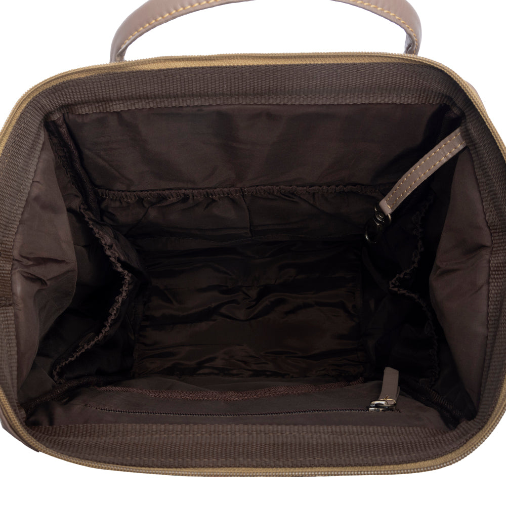 Payson Hill Leather Diaper Bag