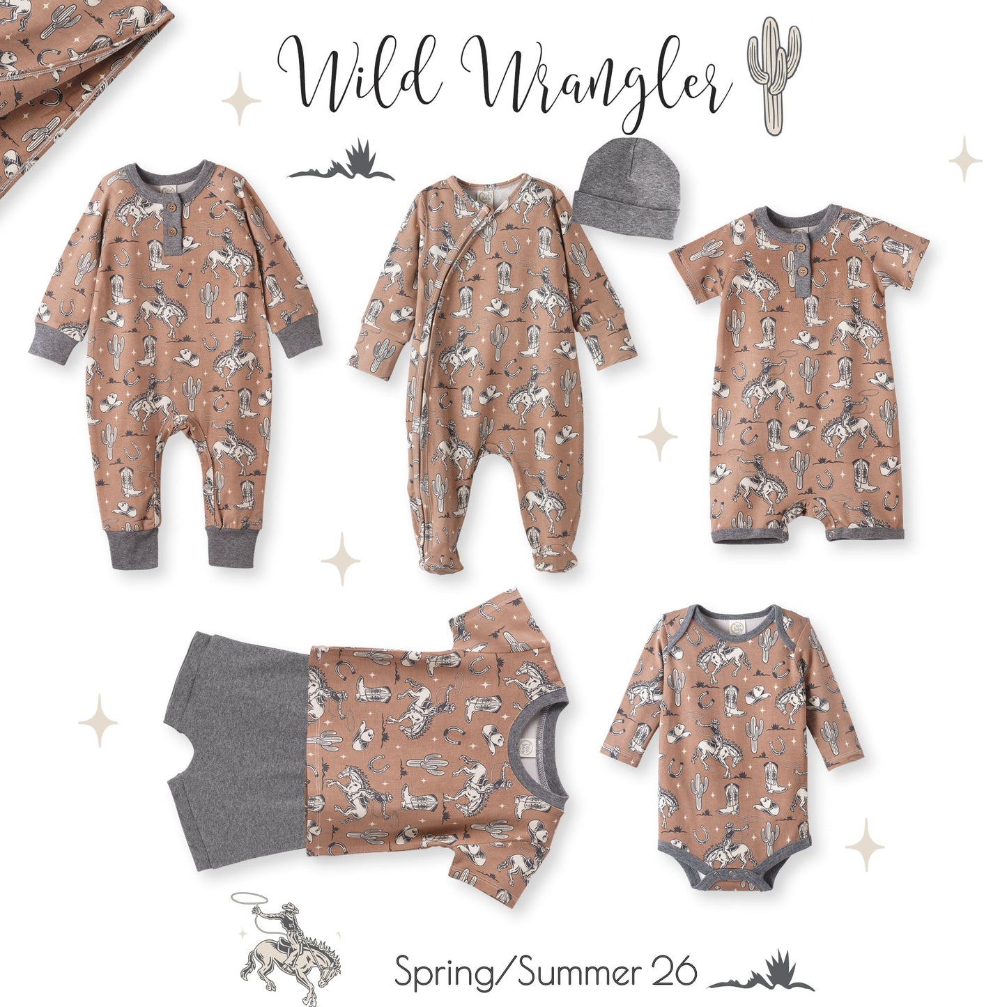 Wild Wrangler Bamboo Stroller Blanket