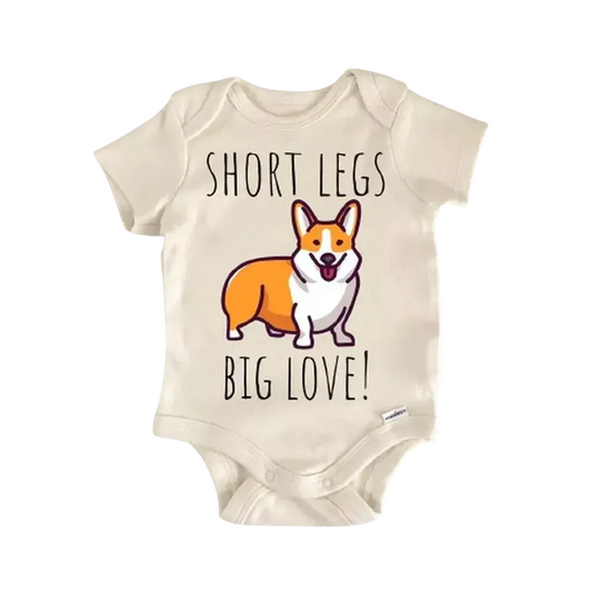 Corgi Cotton Baby Bodysuit