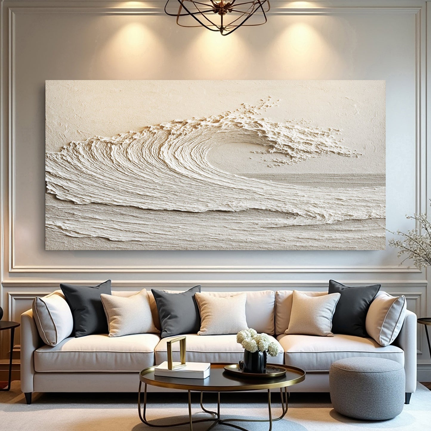 Quiet Lines Minimalist Canvas