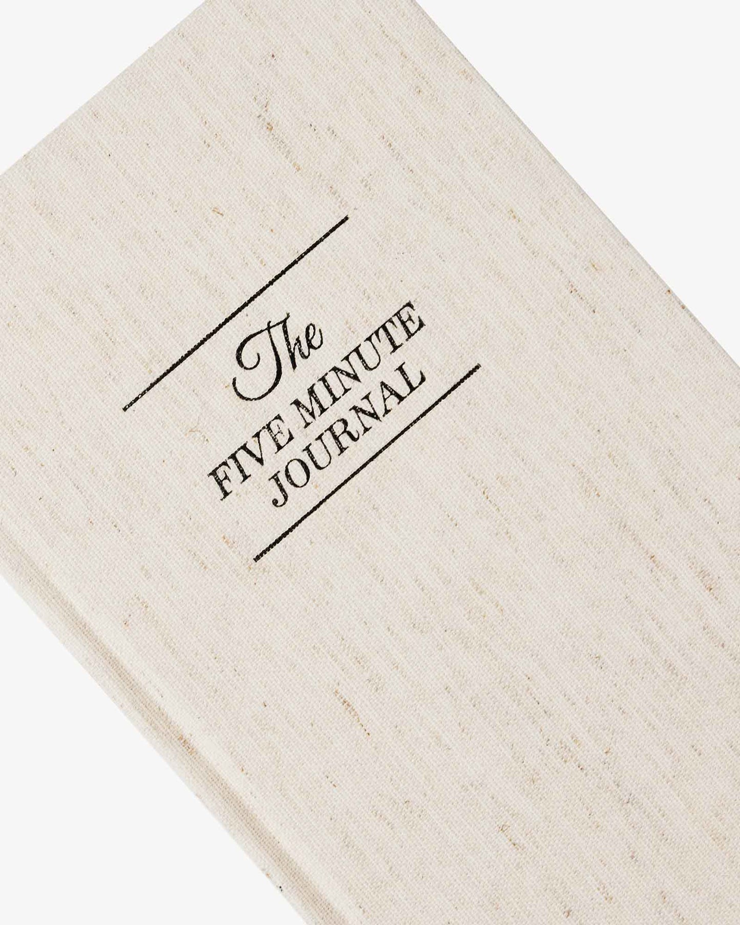 The Five Minute Journal in Linen