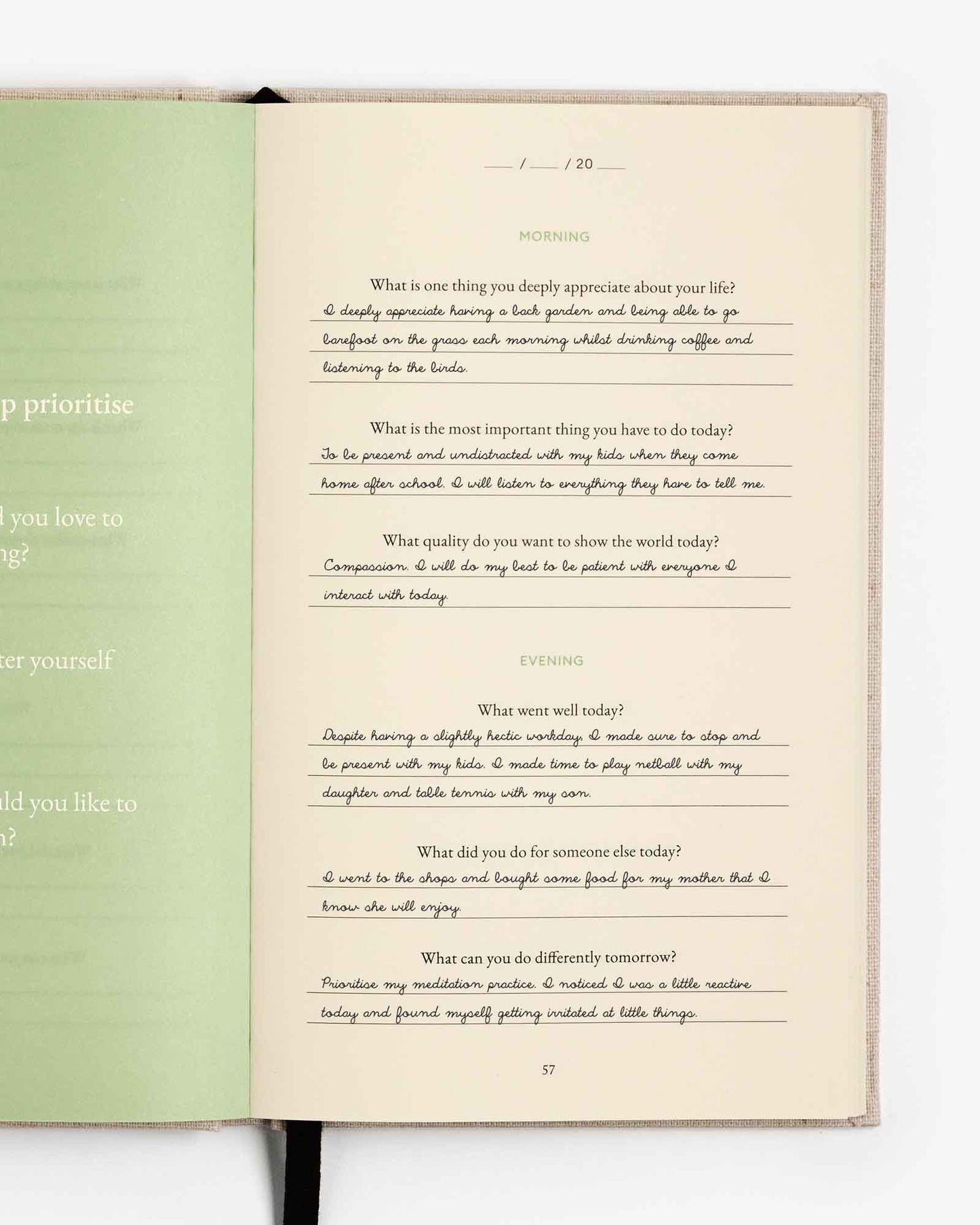 The Three Question Journal in Sage