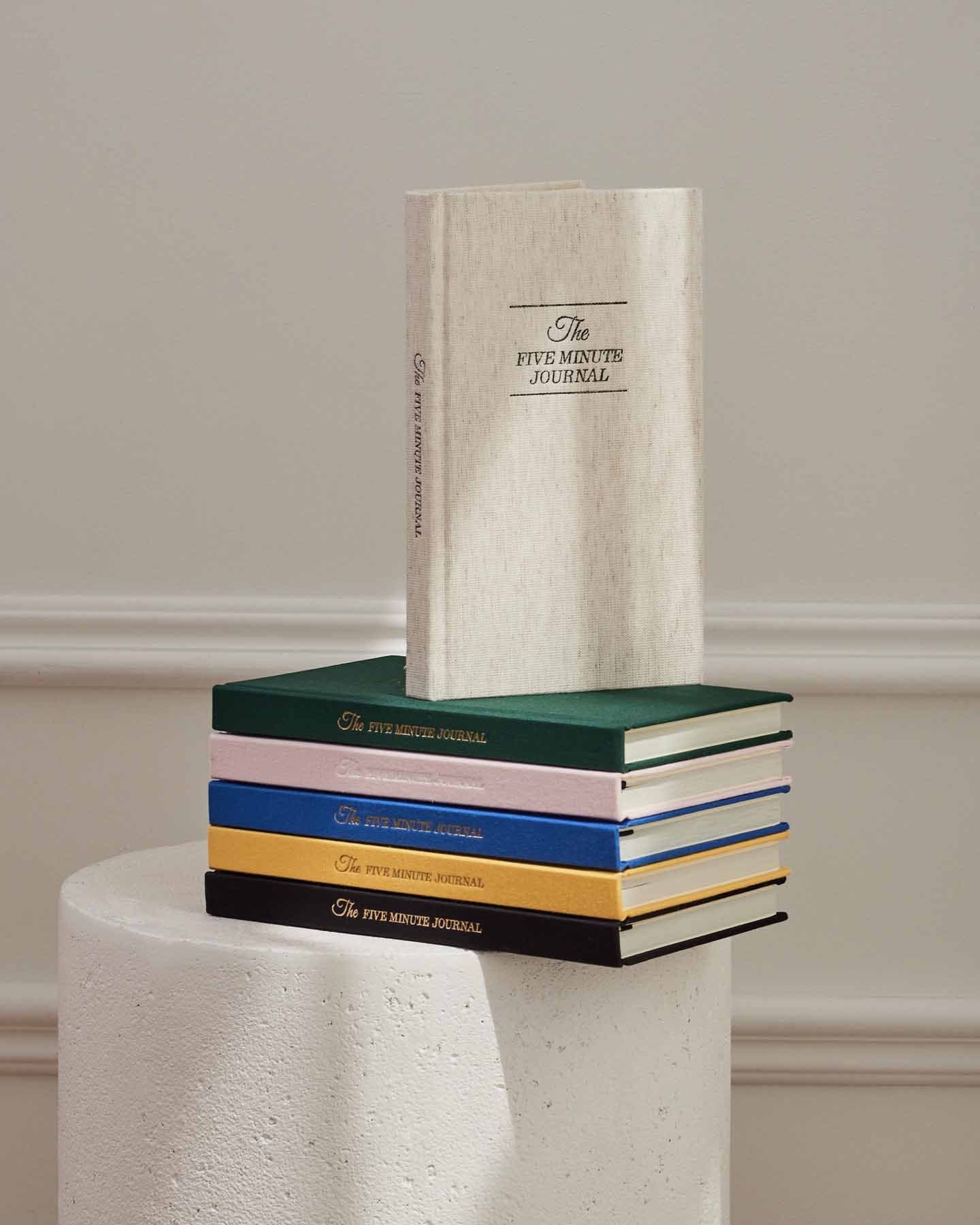 The Five Minute Journal in Linen