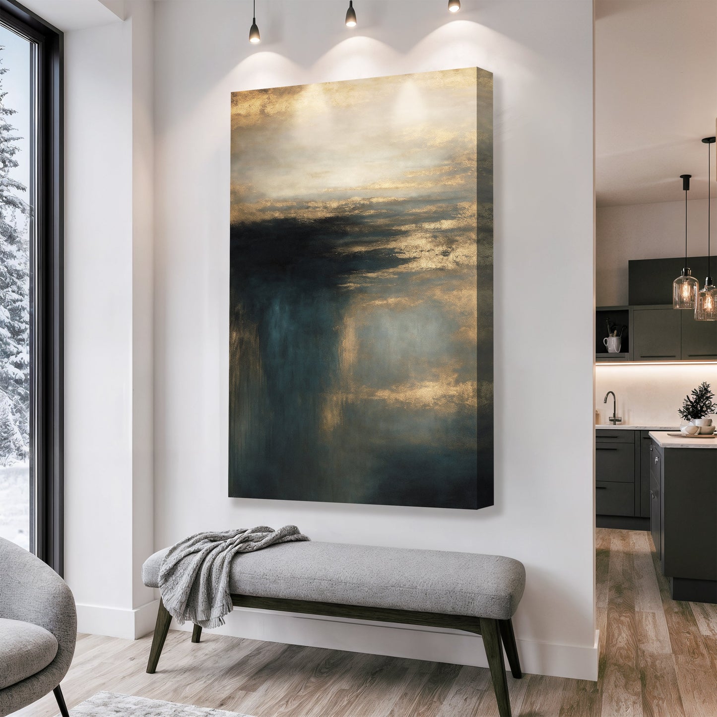 Cloudscape Glimmer Sky Canvas