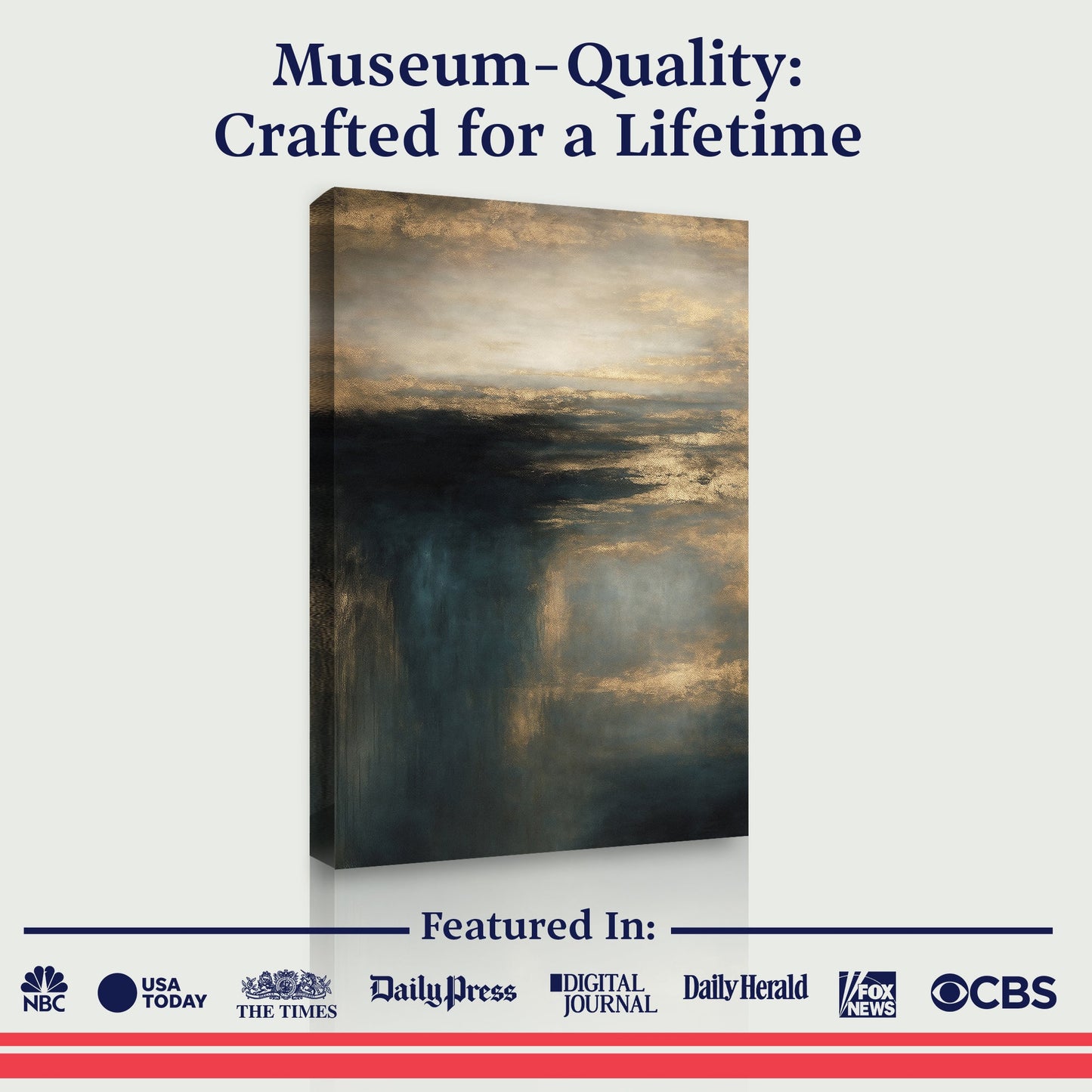 Cloudscape Glimmer Sky Canvas