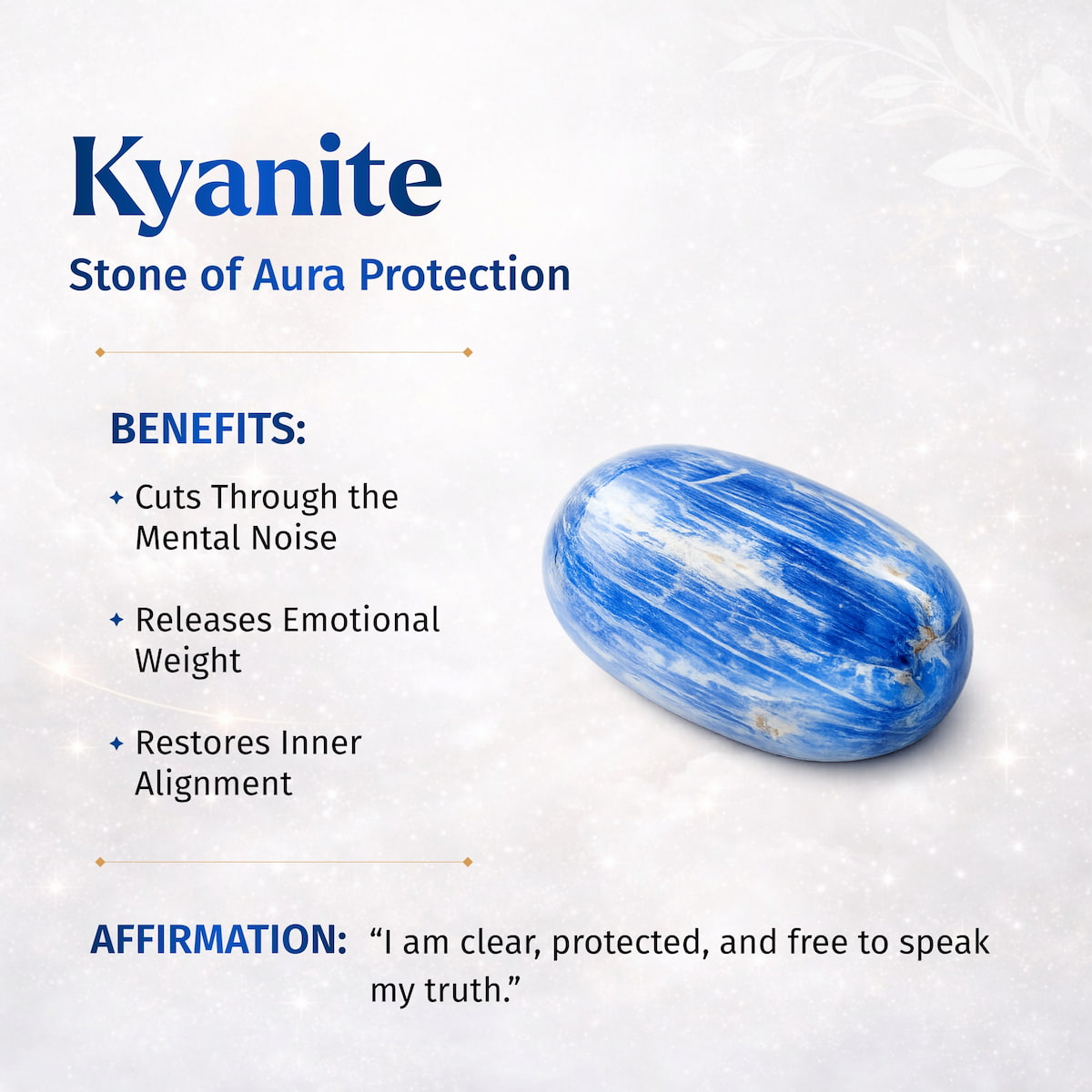 Aura Shield Rare Kyanite Pendant