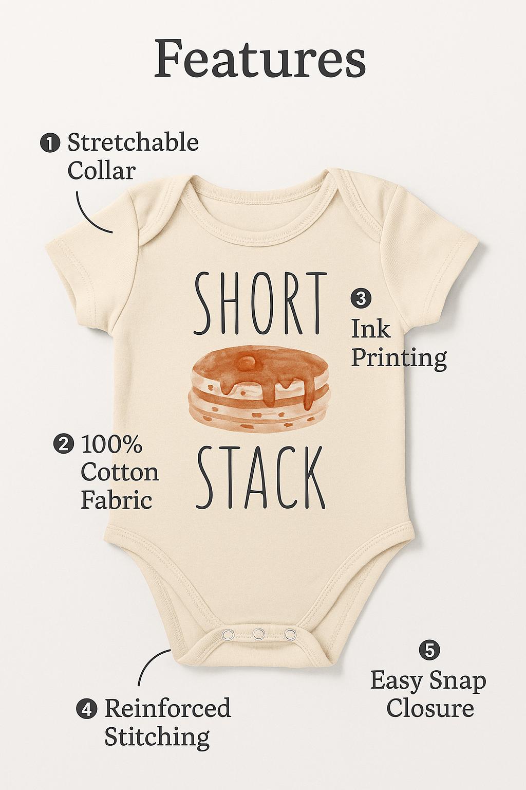 Corgi Cotton Baby Bodysuit