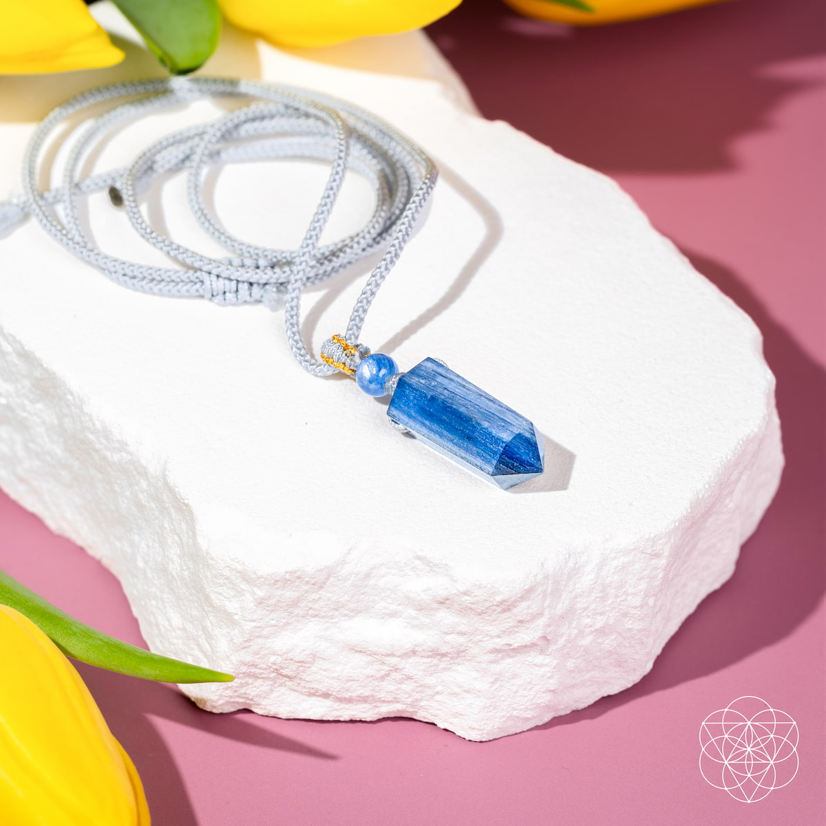 Aura Shield Rare Kyanite Pendant