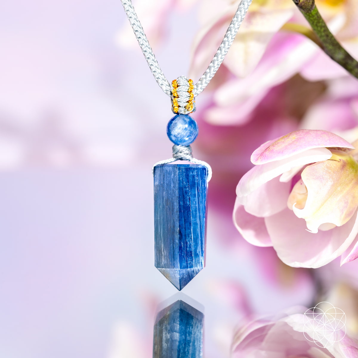 Aura Shield Rare Kyanite Pendant