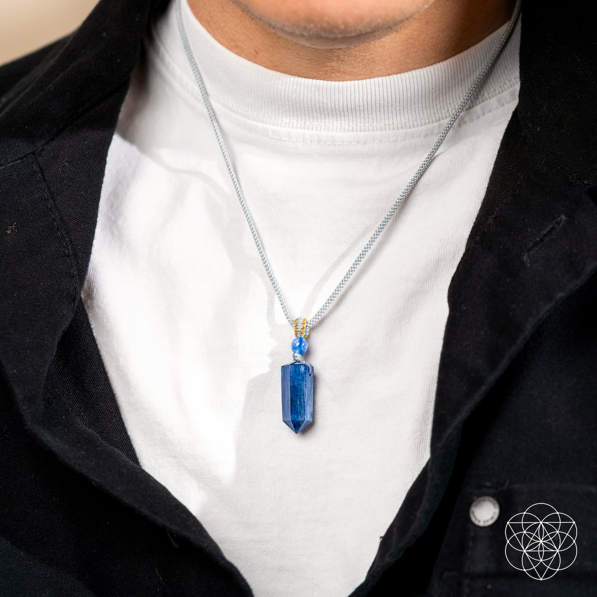 Aura Shield Rare Kyanite Pendant