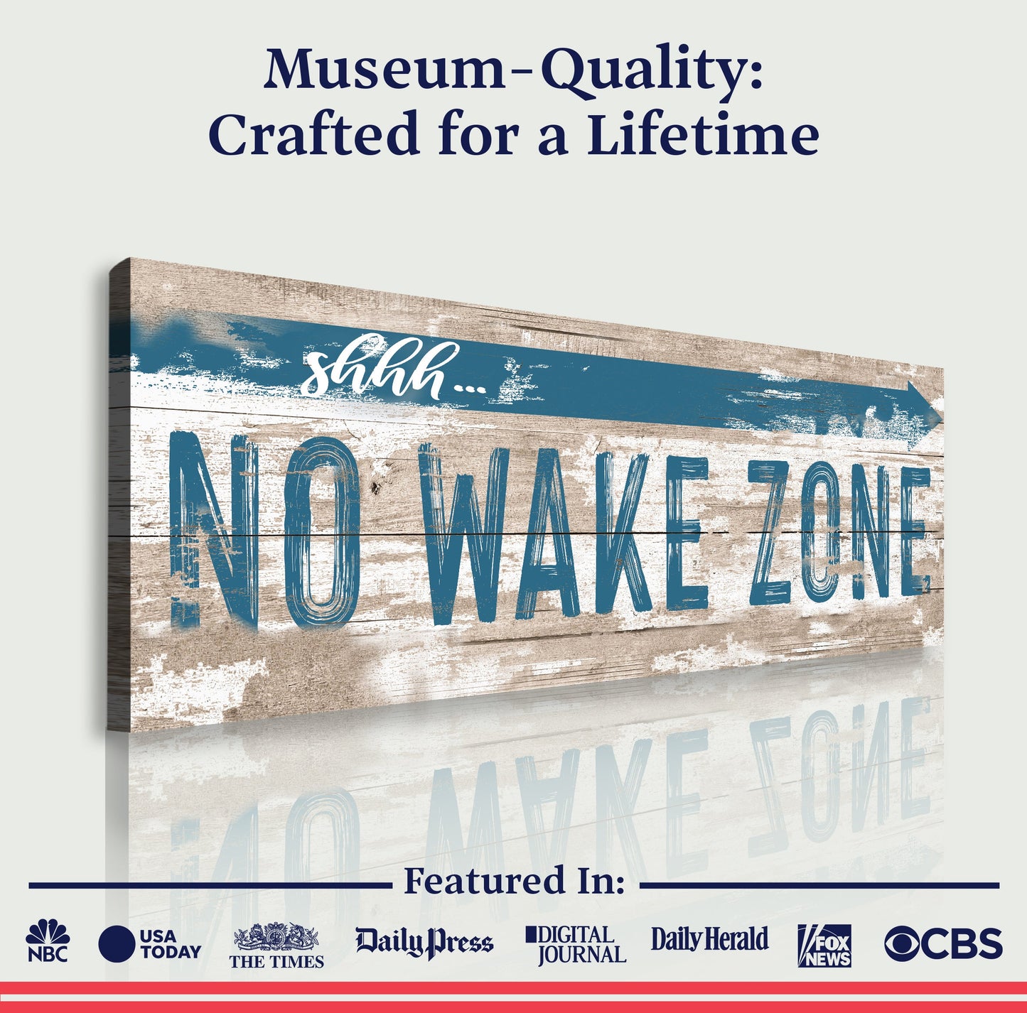 No Wake Zone Lakehouse Canvas