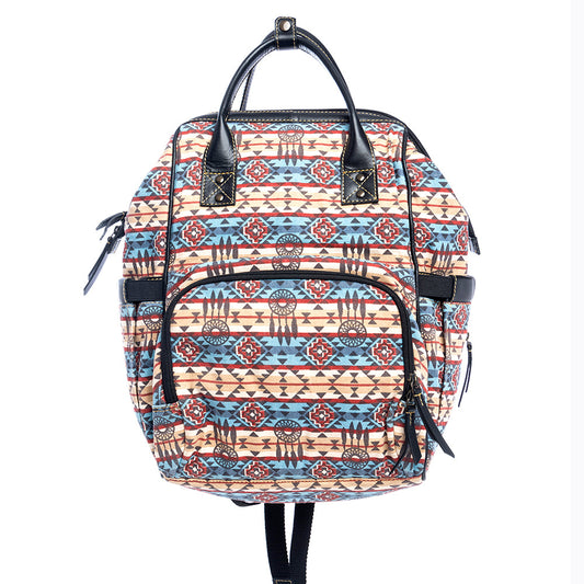 Fountain Trail Leather Diaper Bag