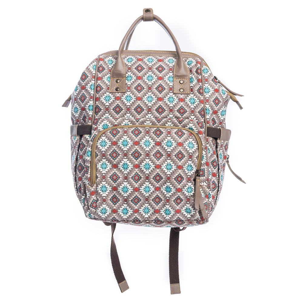 Payson Hill Leather Diaper Bag