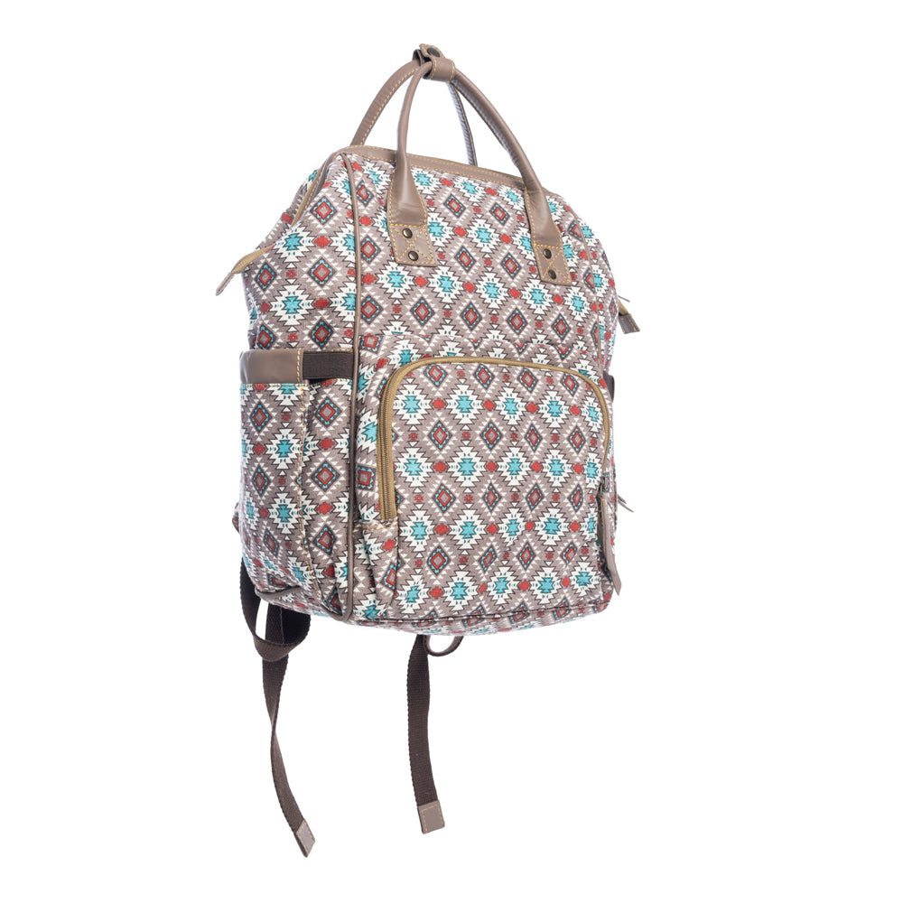 Payson Hill Leather Diaper Bag