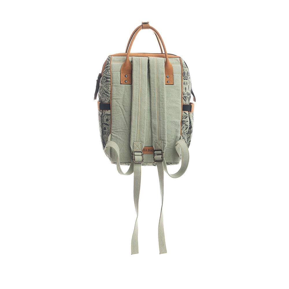 Bison Terrace Leather Diaper Bag