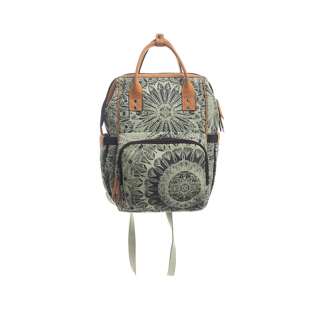 Bison Terrace Leather Diaper Bag