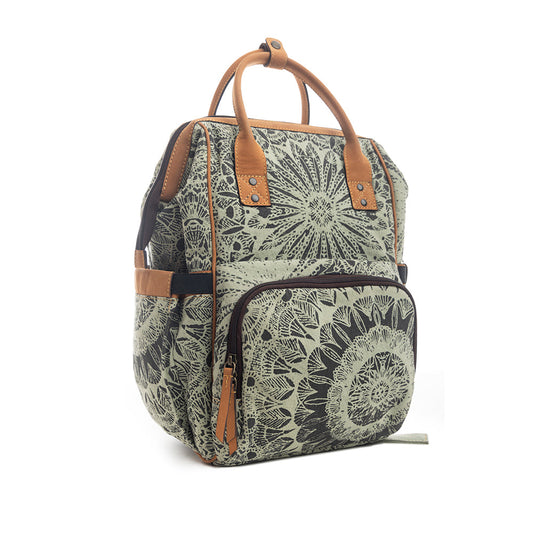 Bison Terrace Leather Diaper Bag
