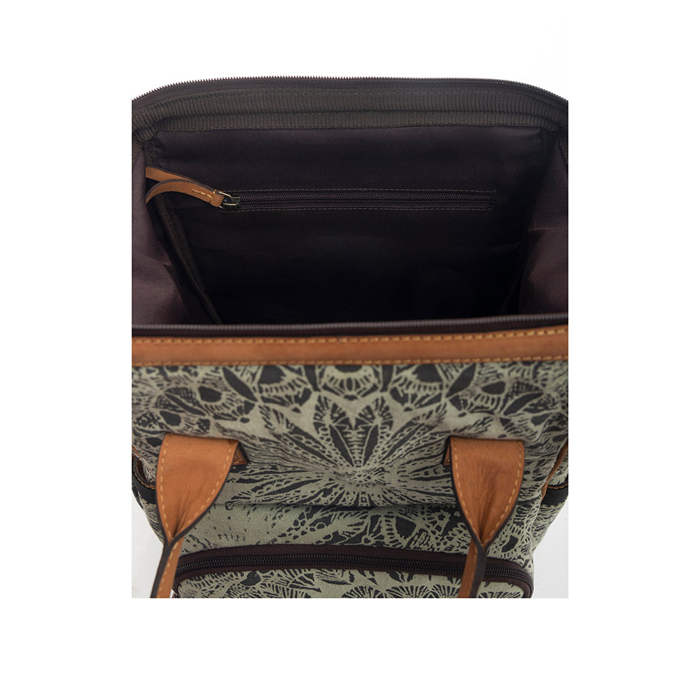 Bison Terrace Leather Diaper Bag