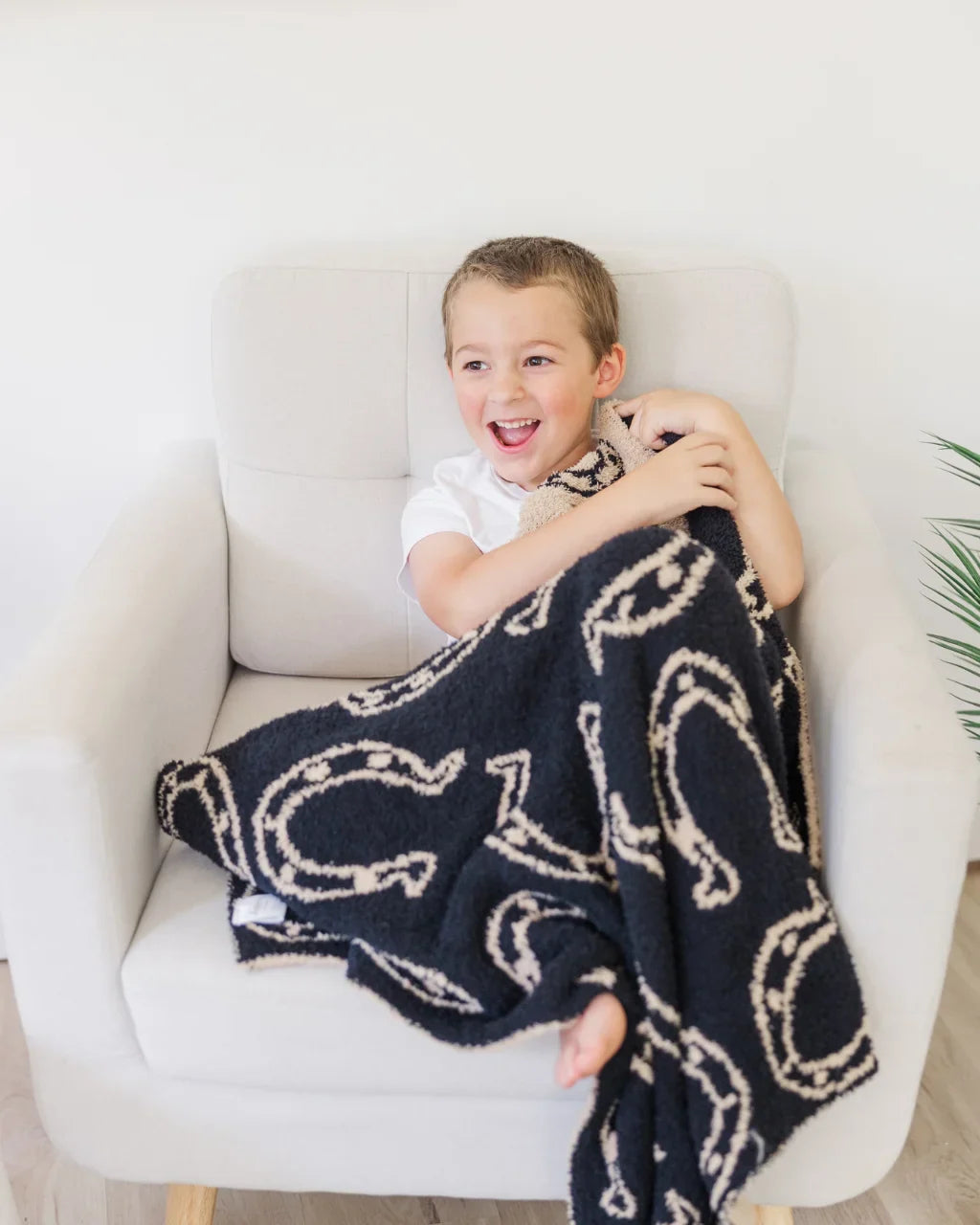 Saddle Down Cotton Baby Blanket
