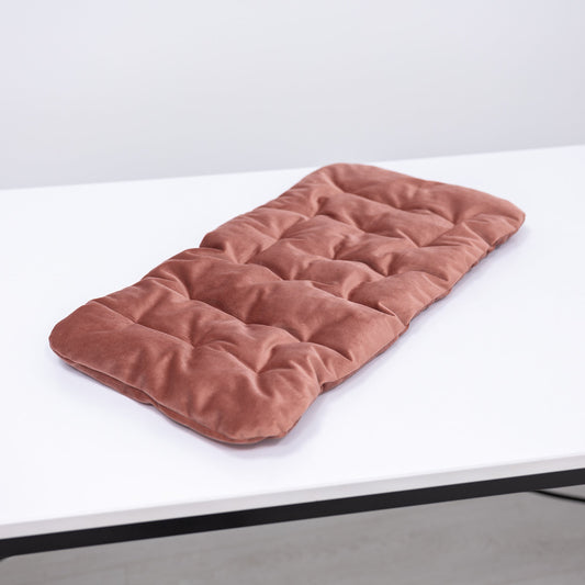 Sleeping Cat Cushion in Soft Pink
