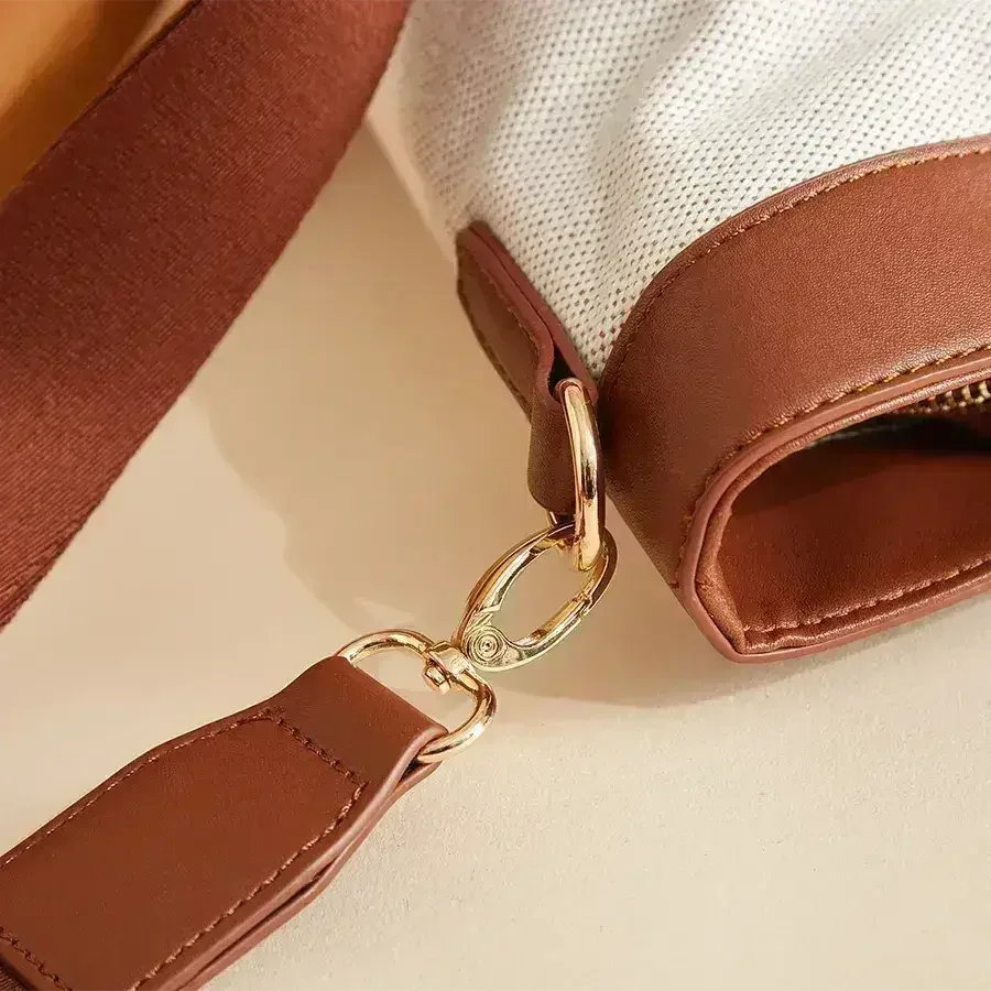 Structured Canvas Diaper Tote