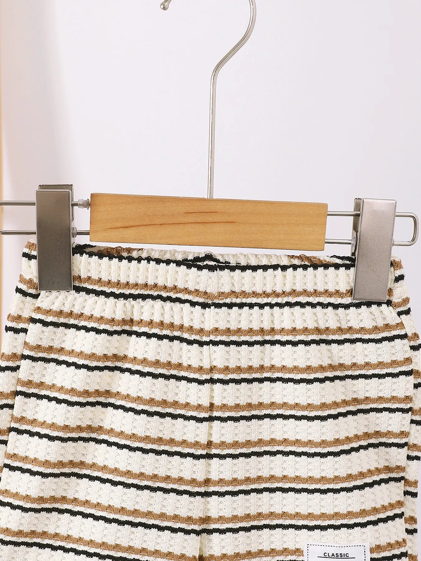 Striped Polo and Pants Set
