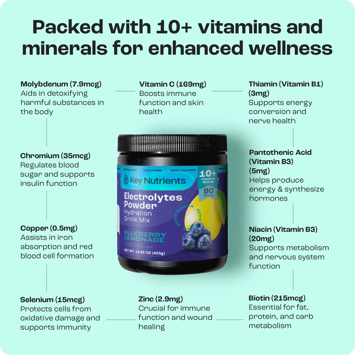 Sugar-Free Electrolyte Recovery Powder