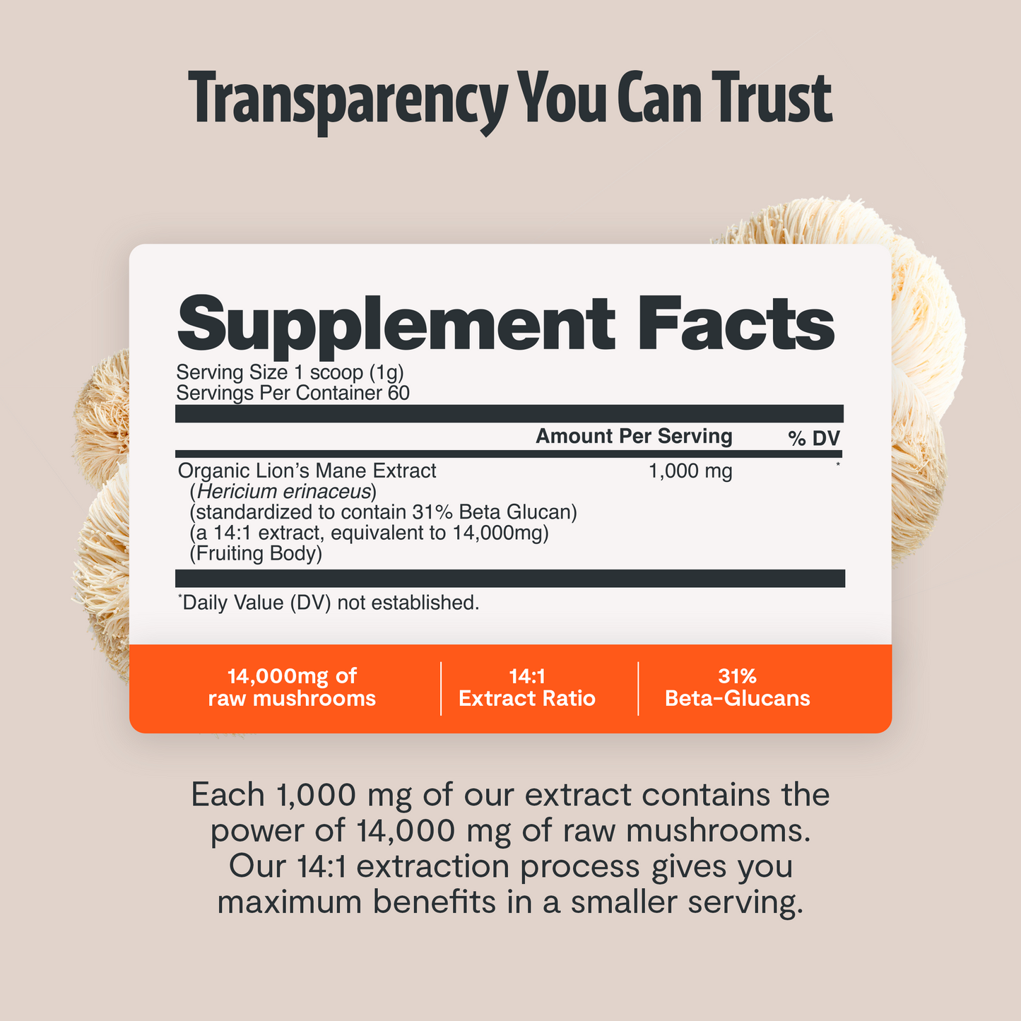 Organic Six-Mushroom Daily Capsules