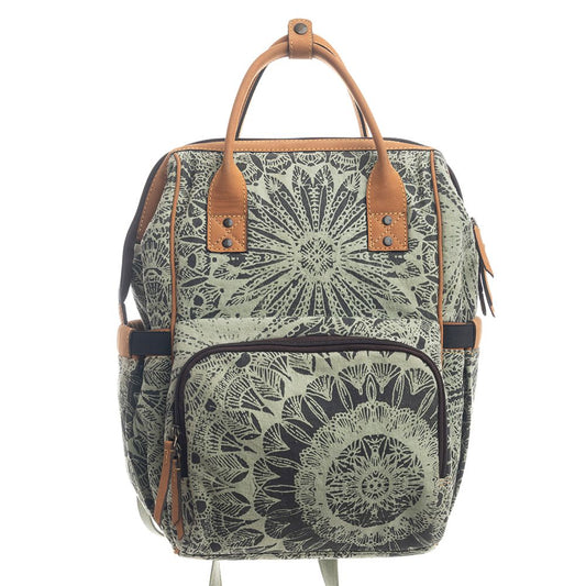 Bison Terrace Leather Diaper Bag