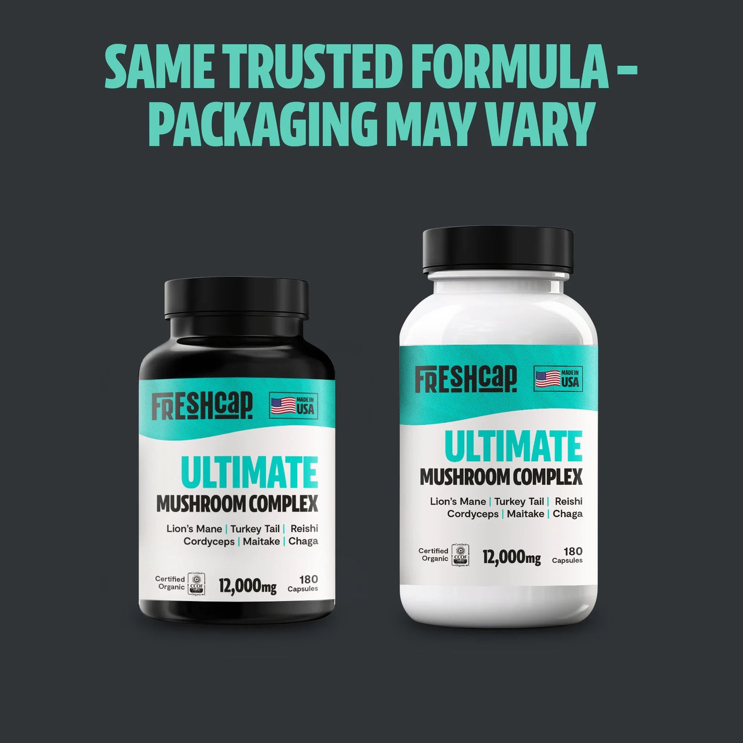 Organic Six-Mushroom Daily Capsules